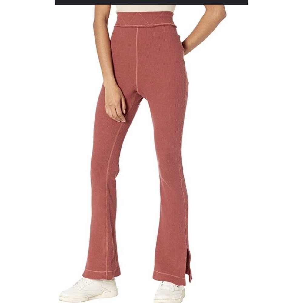Free People Under The Stars Slim Fit Pajama Pants In Rosewood ( S )